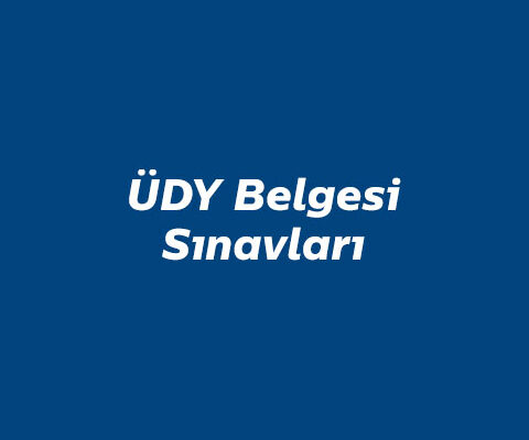 ÜDY Belgesi Sınavları